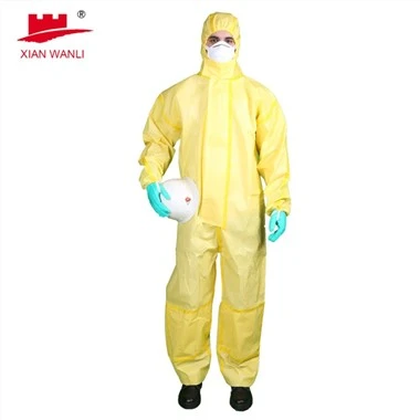 Combinaison jetable Combinaison de protection non tissée