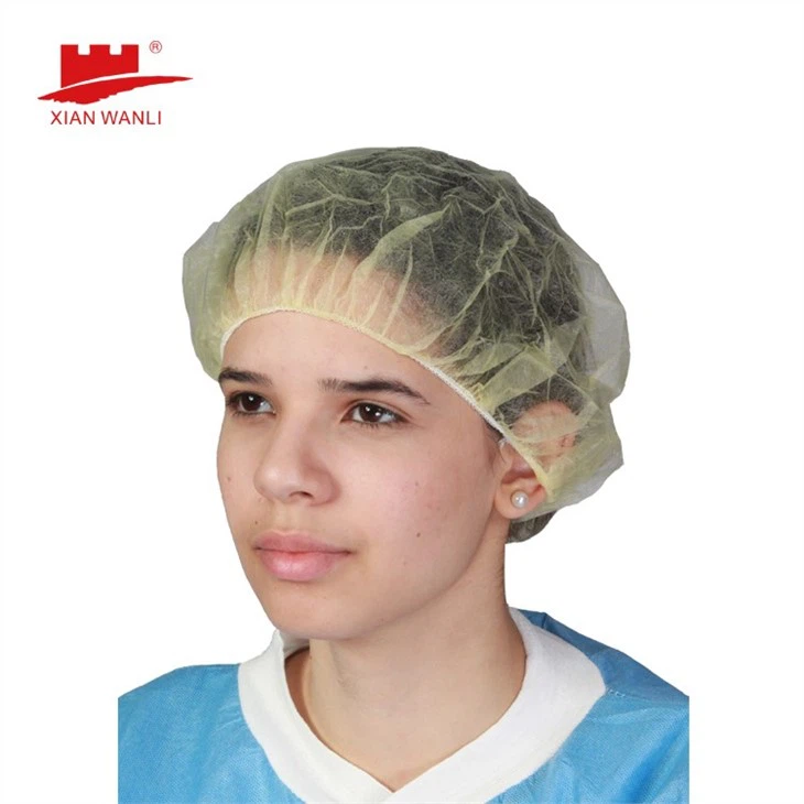 White Bouffant Caps