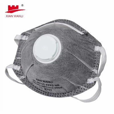 Respirateur jetable FFP2 avec filtre à charbon actif