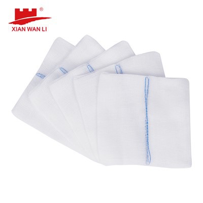 Écouvillons de gaze dégraissés médicaux